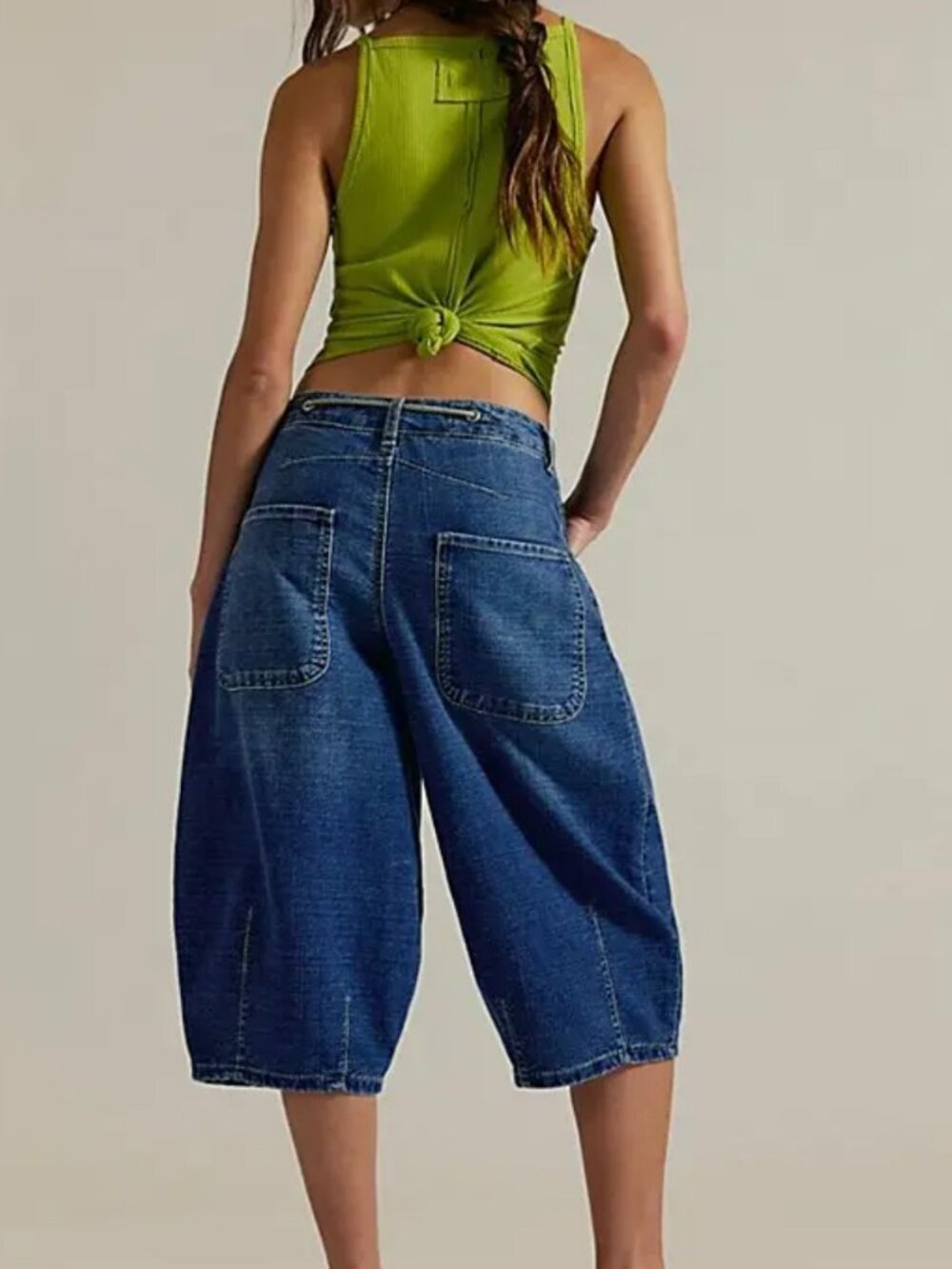 Free People We The Free Amada Cropped Barrel Jeans - Picture 2 of 7